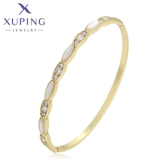 Bracelet en or clair pour femmes style classique occassions spéciales ajustement confortable