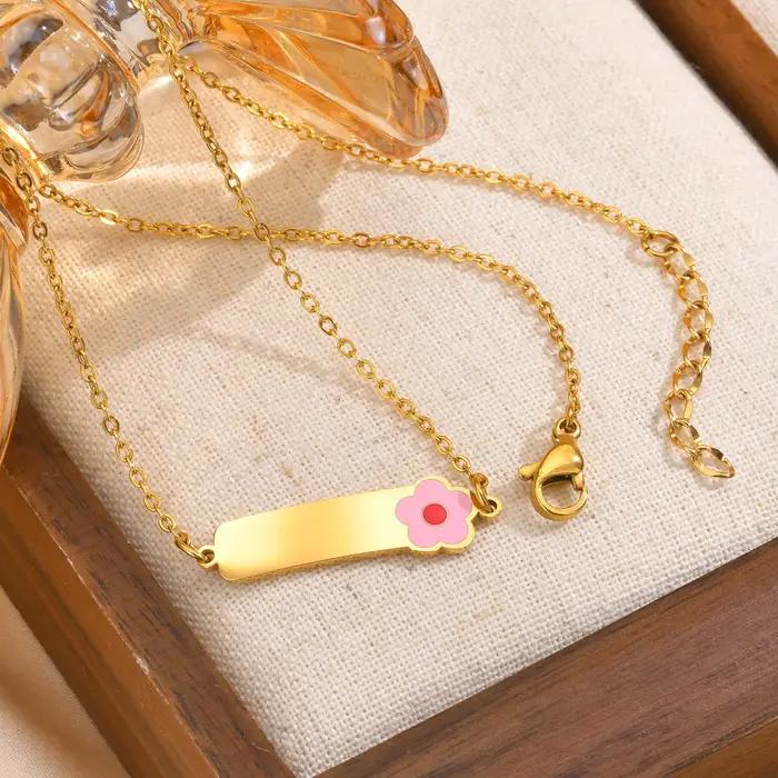 Collier personnalisé avec noms personnalisés pour filles et garçons