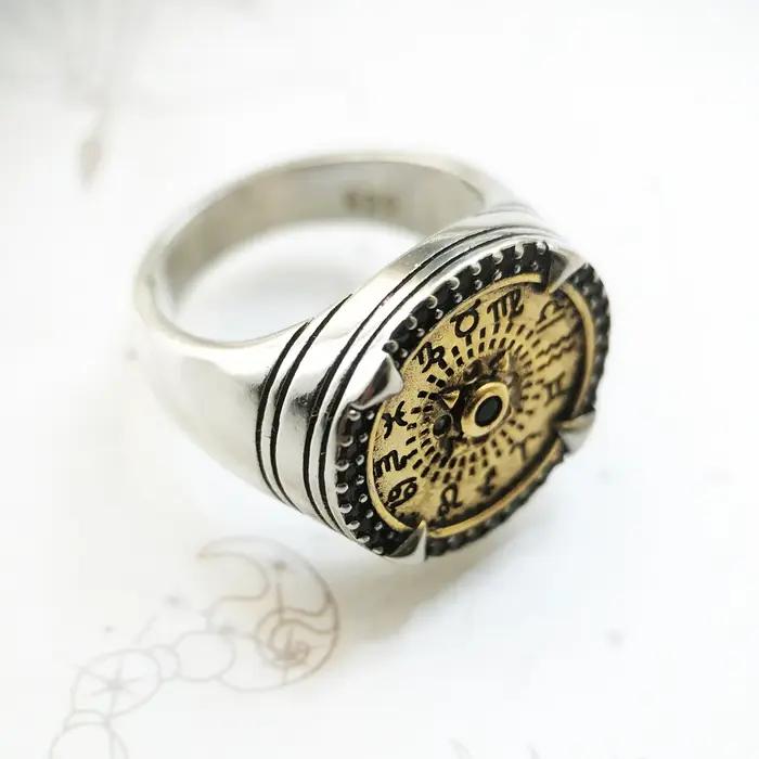 Bague en Argent Sterling 925 Sertie de Zirconium Blanc Élégante Pour Occasions Spéciales Femme Homme