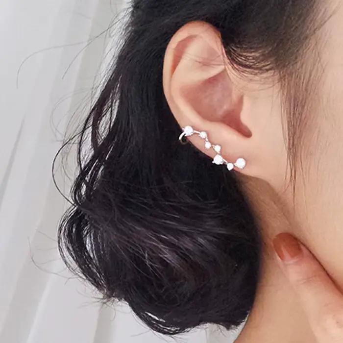 Nouvelles boucles d'oreilles clous imitation perle pour femme