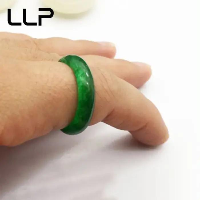 Bague en Émeraude Verte Sèche Naturelle pour Homme et Femme