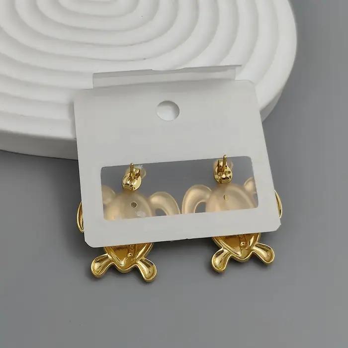 Boucles d'oreilles en forme de tortue de mer pour femmes
