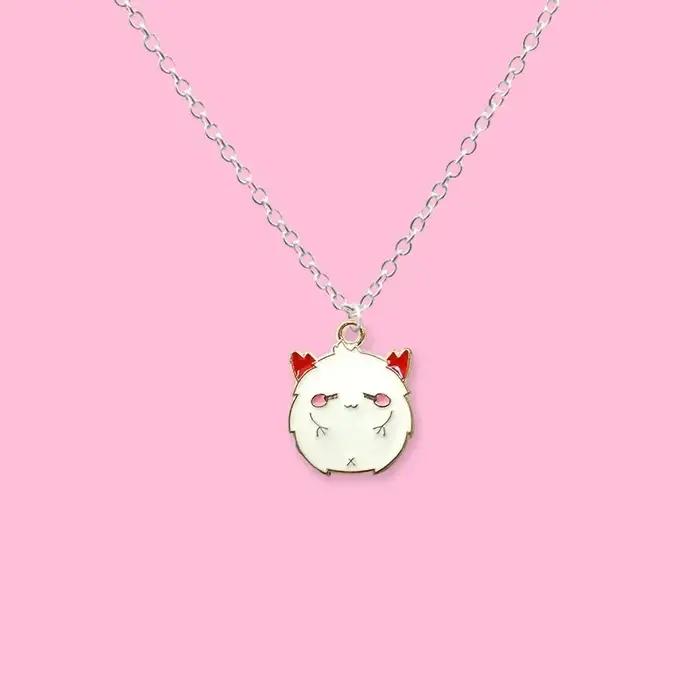 Collier avec pendentif en forme de fantôme diable pour Couple