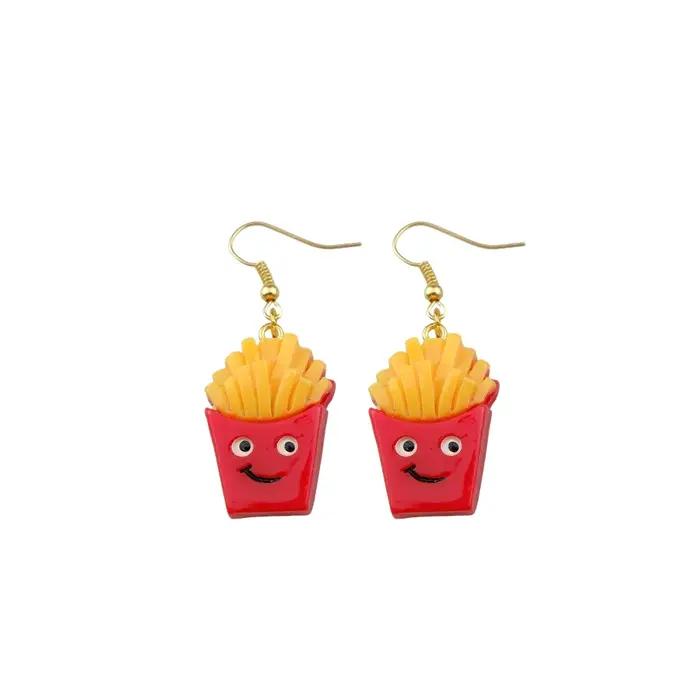 Boucles d'oreilles en forme de pain d'épice pour femmes et enfants