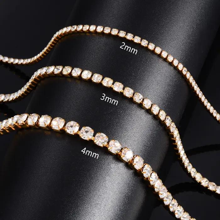 Rotterdam Kly-Bracelet de tennis en acier inoxydable pour femme