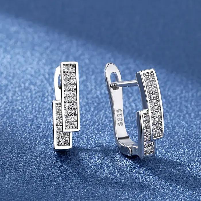 Boucles d'oreilles en argent Sterling 925 et zircone, petit cerceau pour filles et femmes, beaux Aro