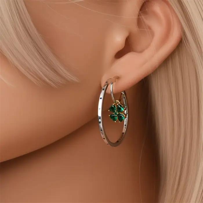 Nouvelles boucles d'oreilles pour femmes en argent sterling 925
