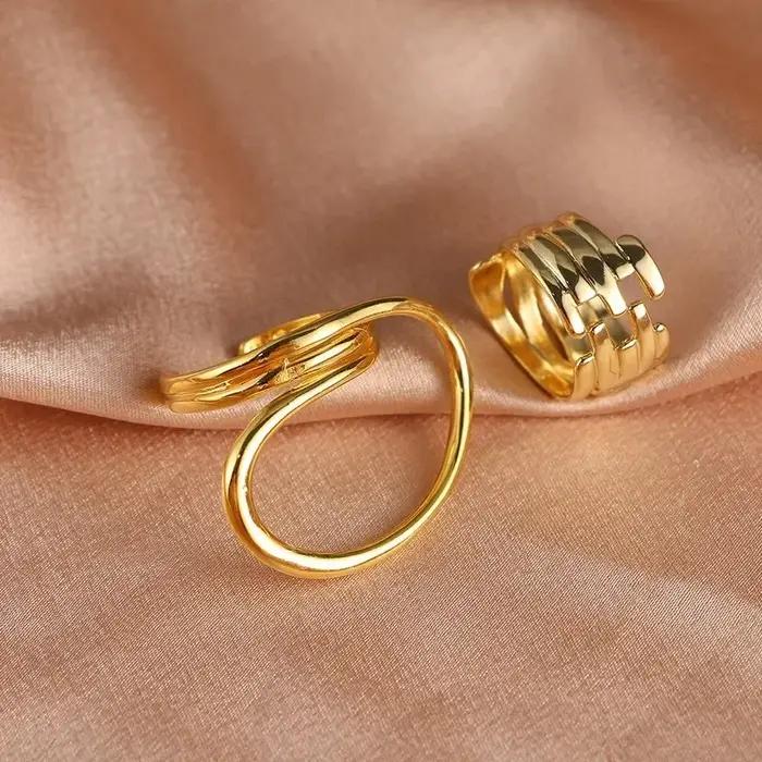 Ensemble de bagues massives pour femmes