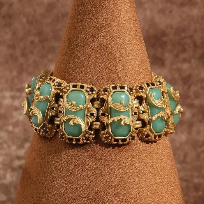 Glslcr – Bracelet en Jade Vintage pour femmes