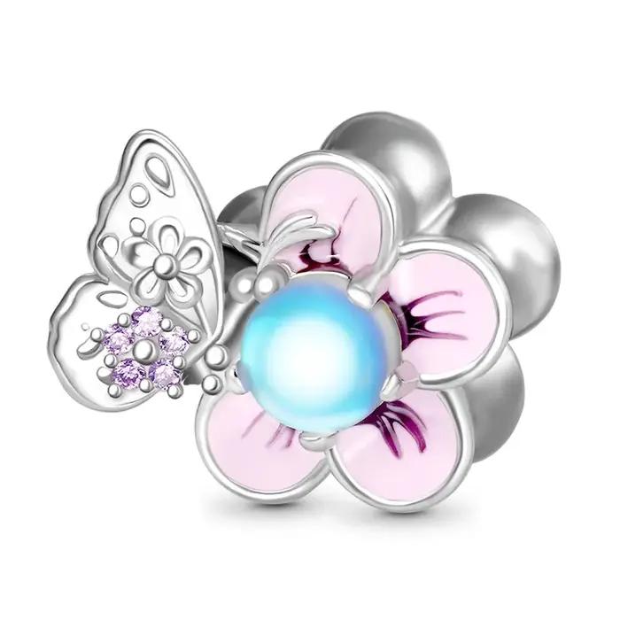 Pendentif breloque unique en argent 925 renne pomme chauve-souris grenouille pingouin pour femmes occasions spéciales bijoux diy
