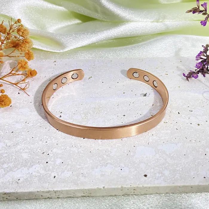 Bracelet magnétique en cuivre pur pour femmes et hommes