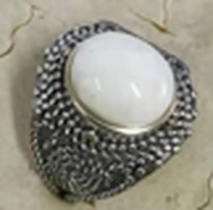 Bague en Lapis Lazuli et Labradorite Naturelle 10*12MM
