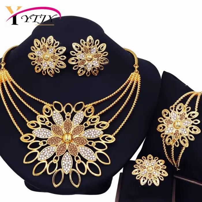YTJX – ensemble de bijoux de mariage africains de luxe