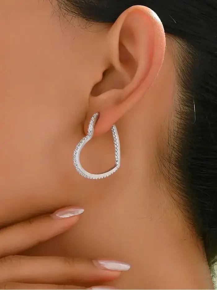 Boucles d'oreilles en argent Sterling 925 pour femmes