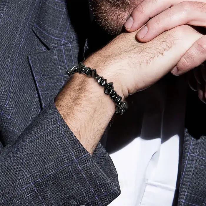 Bracelet artificiel astique en Pierre Naturelle pour Homme et Femme