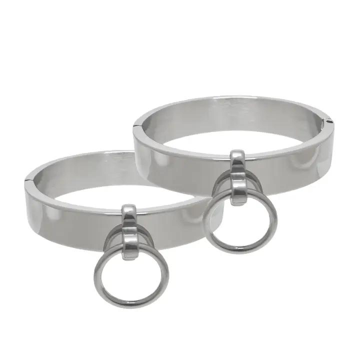 Bracelet de cheville et de poignet verrouillable en acier inoxydable