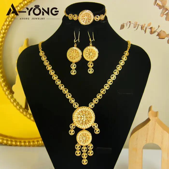 Ensemble de bijoux de mariée marocaine de luxe