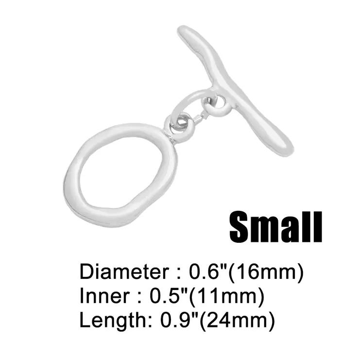 OCESRIO – petits fermoirs à bascule géométriques de couleur or, fournitures de fixation pour la fabrication de bijoux, vente en gros, cnta047