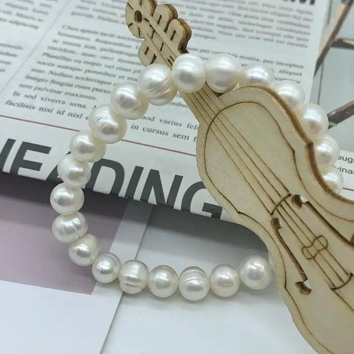 Bracelet de perles d'eau douce naturelles pour femmes