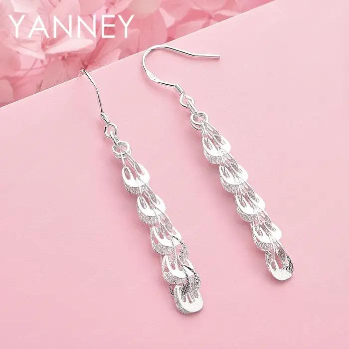 Boucles d'oreilles exquises et créatives en argent sterling 925 pour femmes, accessoires de mode, ca