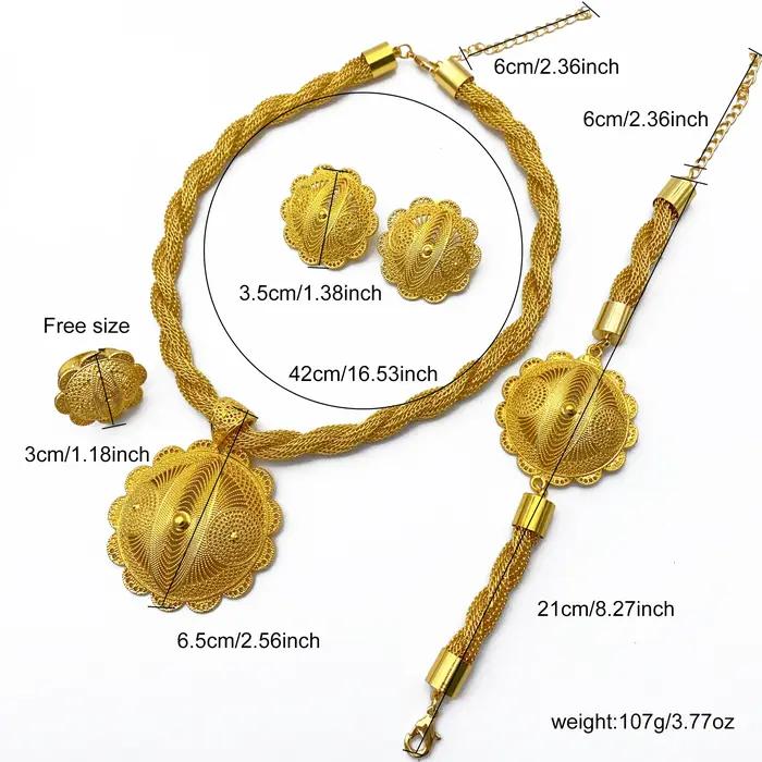 Ensemble de bijoux de luxe pour femmes