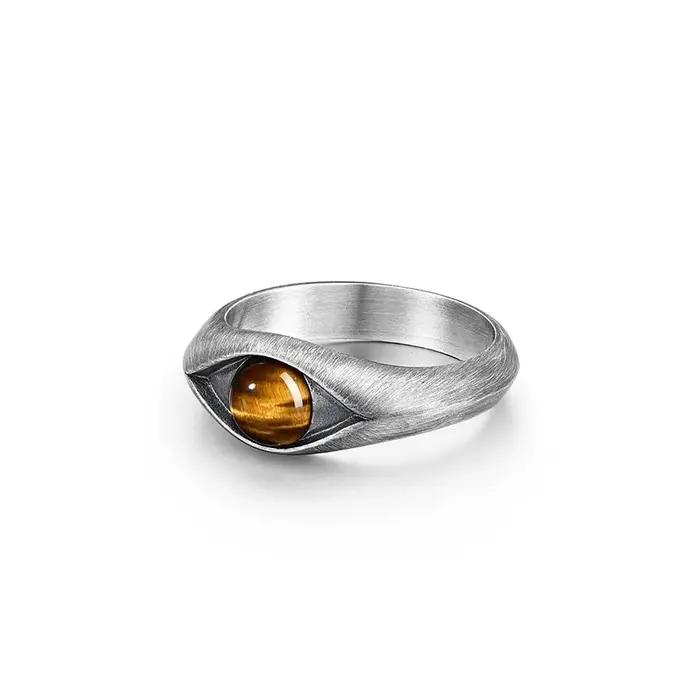 Bague Anenjery cuivre géométrique tracker d'humeur femme élégante design vintage occasion spéciale