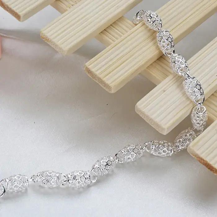 Mode 925 Bracelets en argent Sterling pour femmes de luxe Original concepteur creux lanterne boule