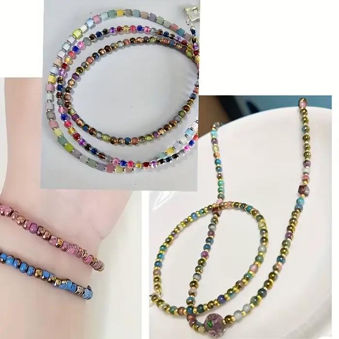 Matériaux de bijoux faits à la main avec perles rondes