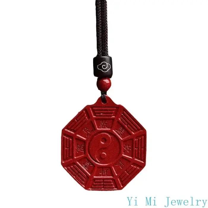 JOVintage-Pendentif de minerai brut naturel pour hommes et femmes