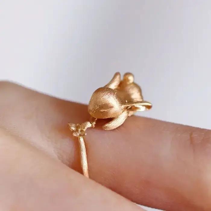 Ensembles de bijoux en forme de lapin mignon et exquis