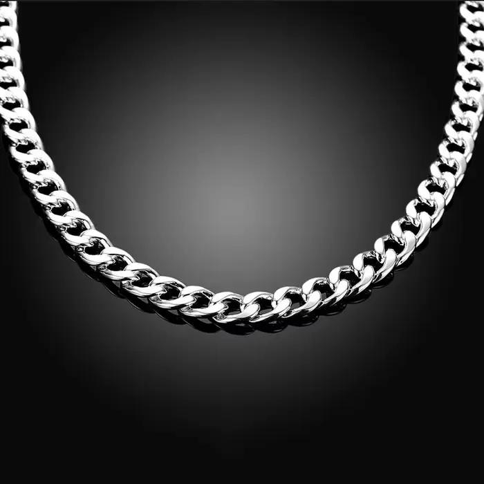 Collier en or 18 carats chaîne figaro classique pour mariage et cérémonies importantes homme femme