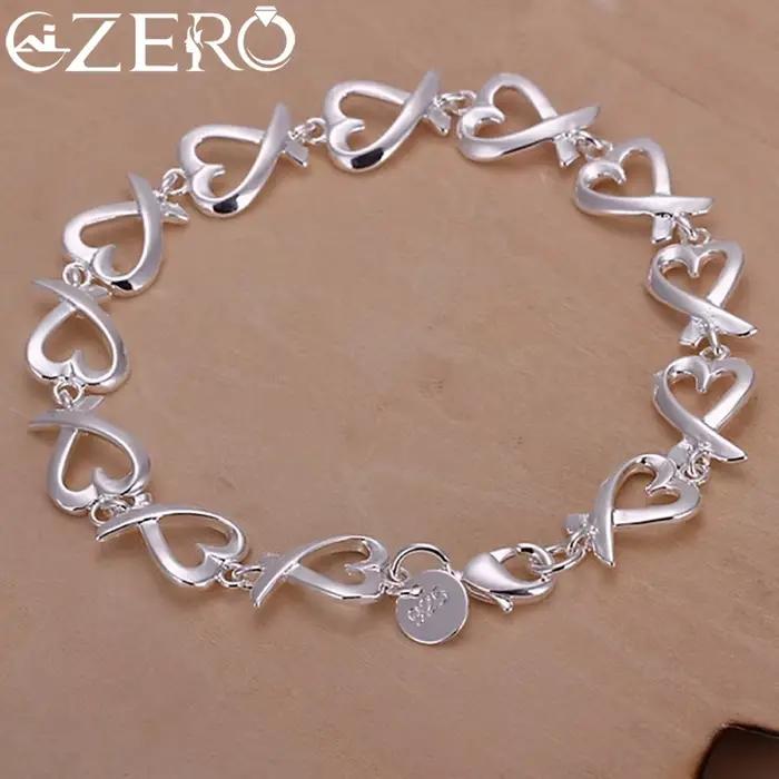 Bracelets en argent 925 pour femmes, bijoux mignons, Nobles, jolis, à la mode, belle chaîne, cadeaux