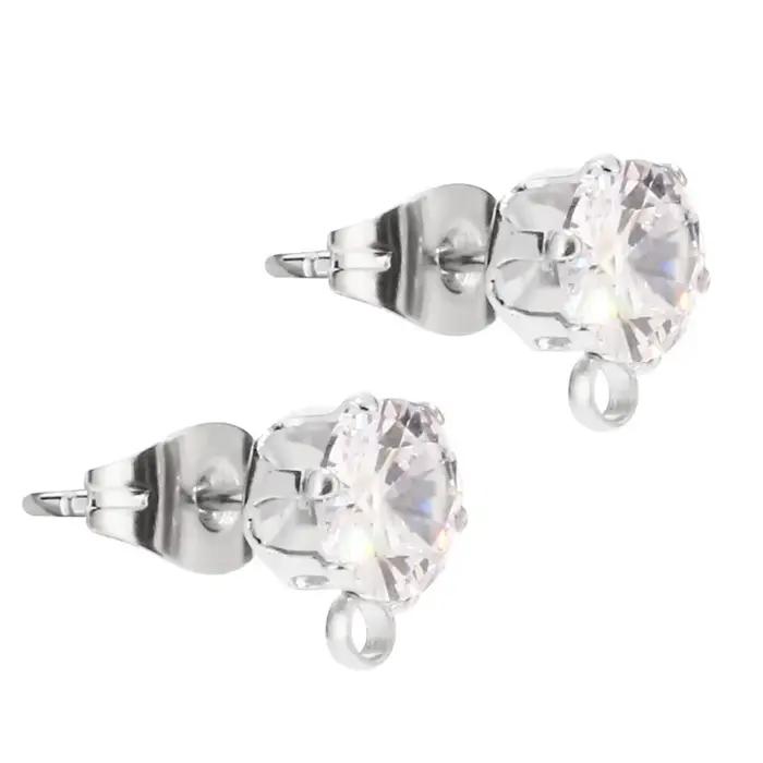 Crochets de boucle d'oreille de couleur or pour femmes, fils d'oreille, cubique, contre-indiqué, bij