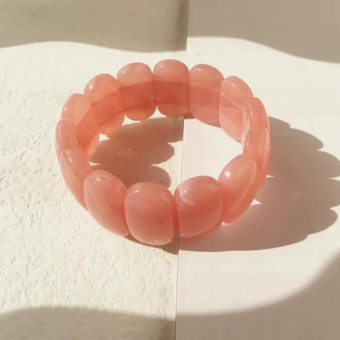 Bracelet Classique en Perles Acryliques pour Femme