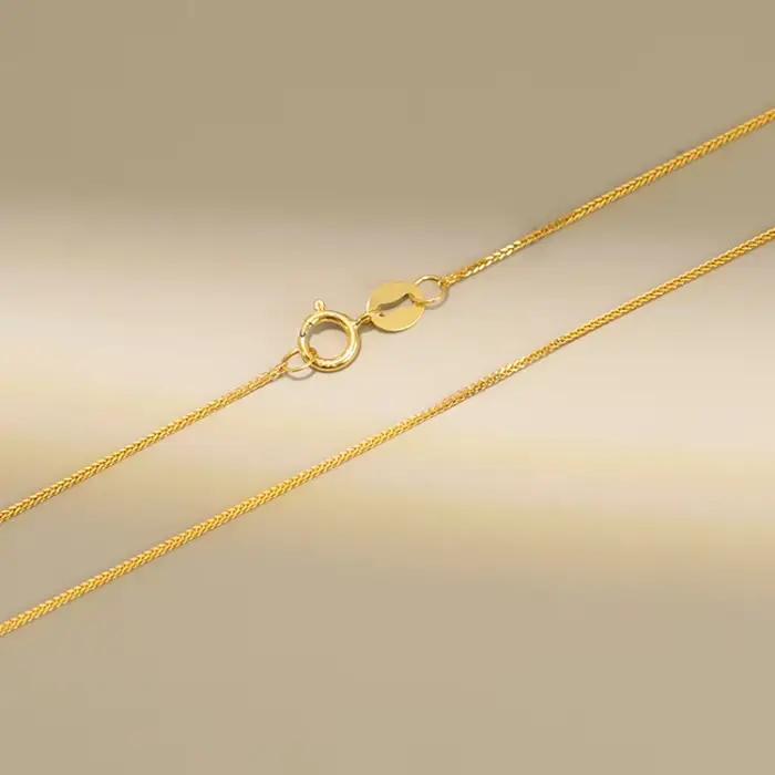 Collier en or véritable 18 carats pour femmes