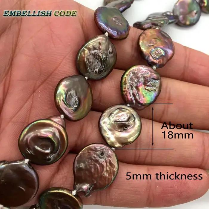 Collier ras du cou en perles baroques