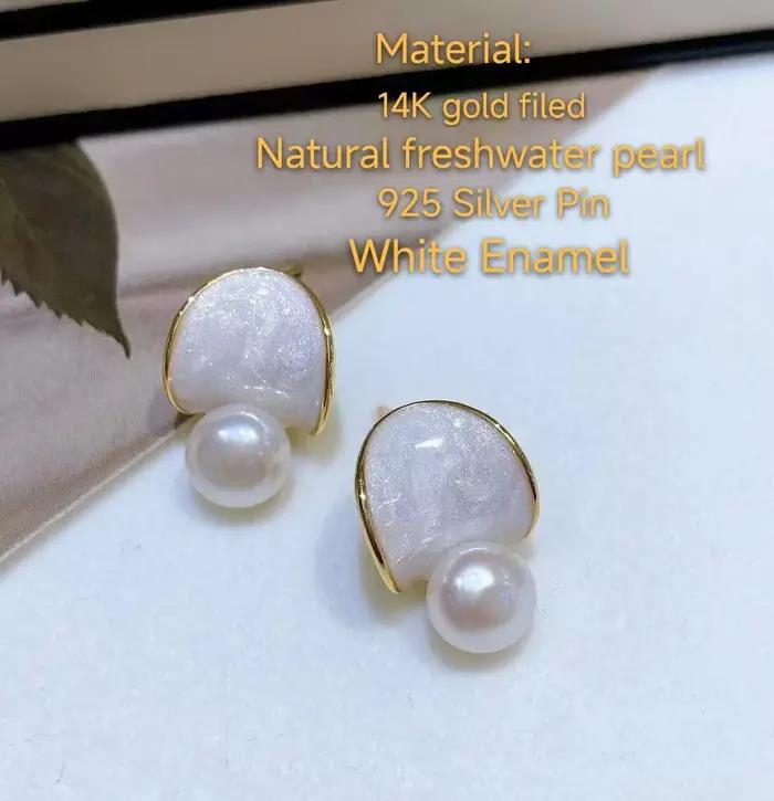 Boucles d'oreilles élégantes en or 14 carats