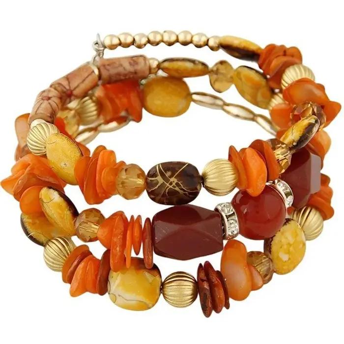 Bracelets multicouches en pierre de résine