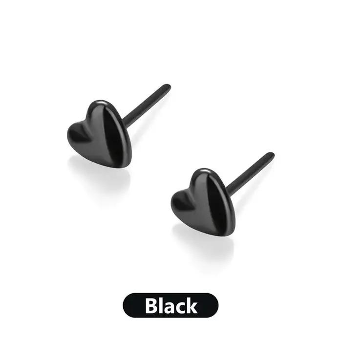 Boucles d'Oreilles en Céramique en Forme de Cœur