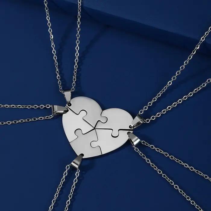 Collier personnalisé en forme de cœur avec nom