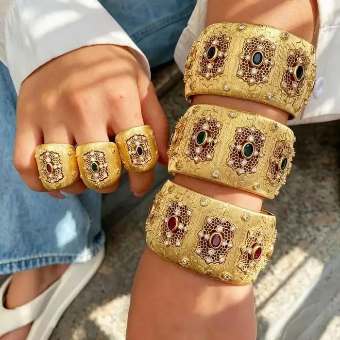 Ensemble de bracelets de luxe haut de gamme au design de niche