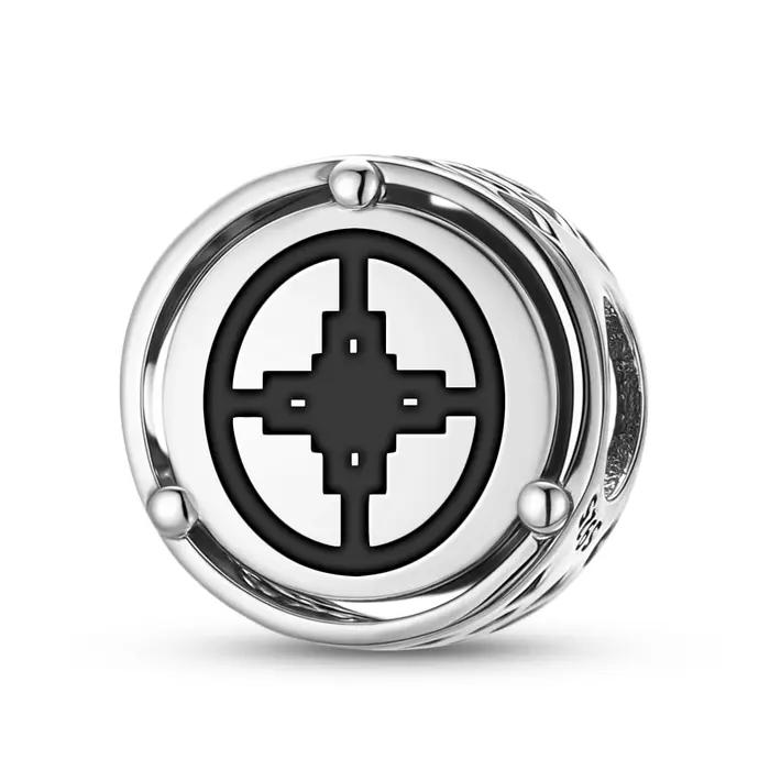 Adinkra Dame 925 en argent Sterling symbole breloque ajustement Original Bracelet bijoux à bricoler