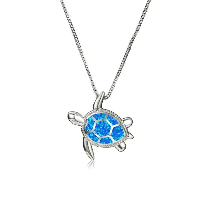 Collier avec pendentif colibri et marguerite pour femmes