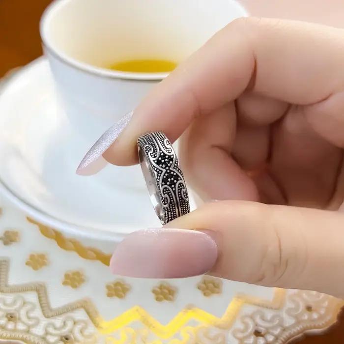 Bague Maori tatouages Ethno