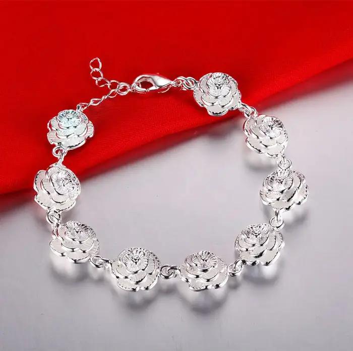 Bracelet à breloques en argent Sterling 925 pour femmes