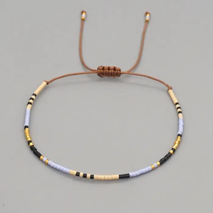 Go2Boho-Bracelet en perles pour femmes, bijoux en ULajustable