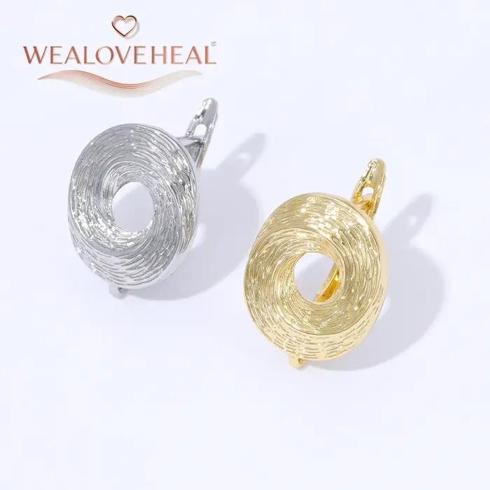 Crochets de boucles d'oreilles à fil circulaire français
