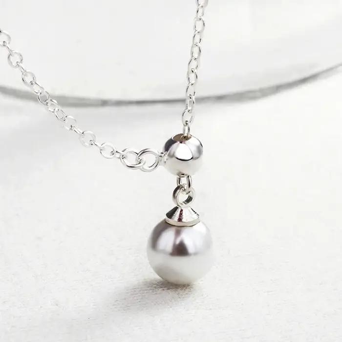 JOElegant-Collier pendentif perle pour femme