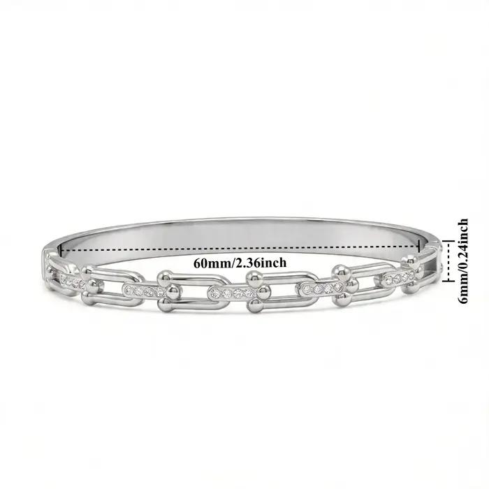 Bracelet à maillons de chaîne de style français