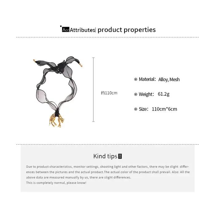Collier pendentif léopard huile goutte à goutte chaîne de clavicule détachable pour femmes style mode casual y2k tracker d'humeur bijoux à la mode occassions spéciales quotidiennes
